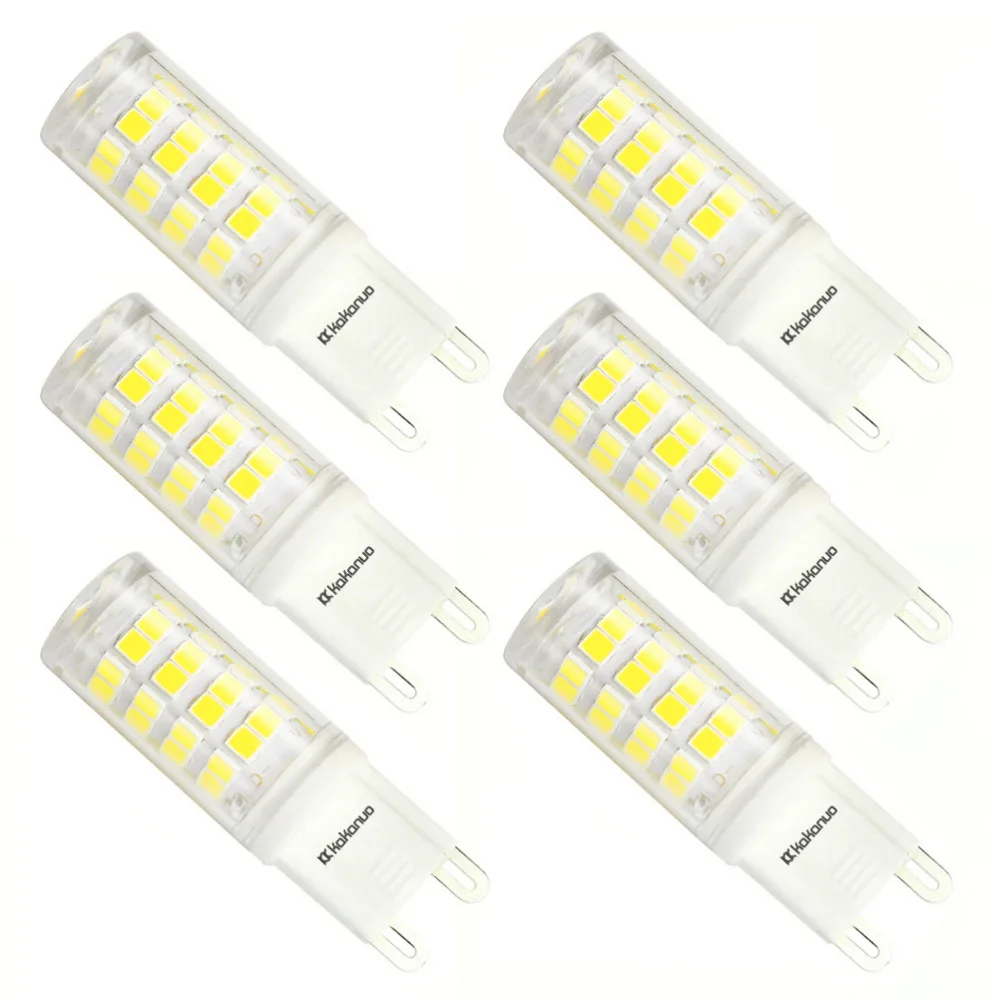 G9 LED BULB AC110V / 220V 3W Equivalent 40W G9 Halogen Lamp Daylight White 6000K 360 Degree
