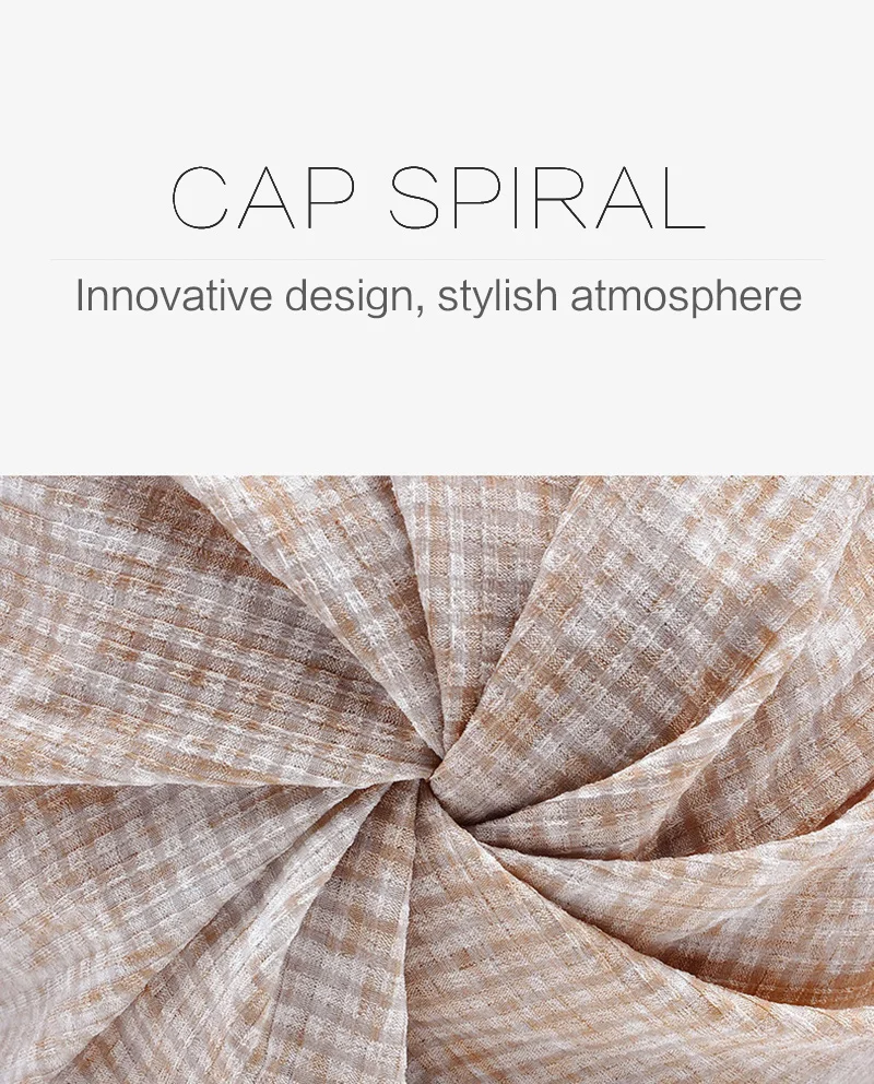Linen Spring Women Beanie Hat Breathable Sunscreen Thin Hat For Women Fashion Collar Scarf Women Men Couple Hat Caps (13)
