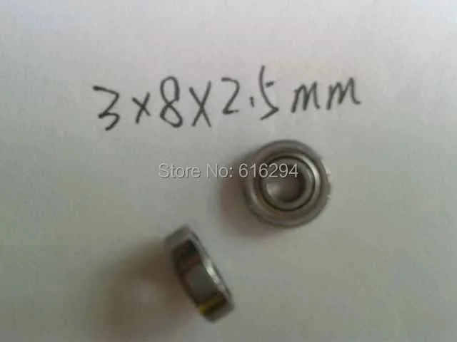 MR83zz подшипник 3*8*2,5 мм 10 шт MR83 миниатюрные подшипники