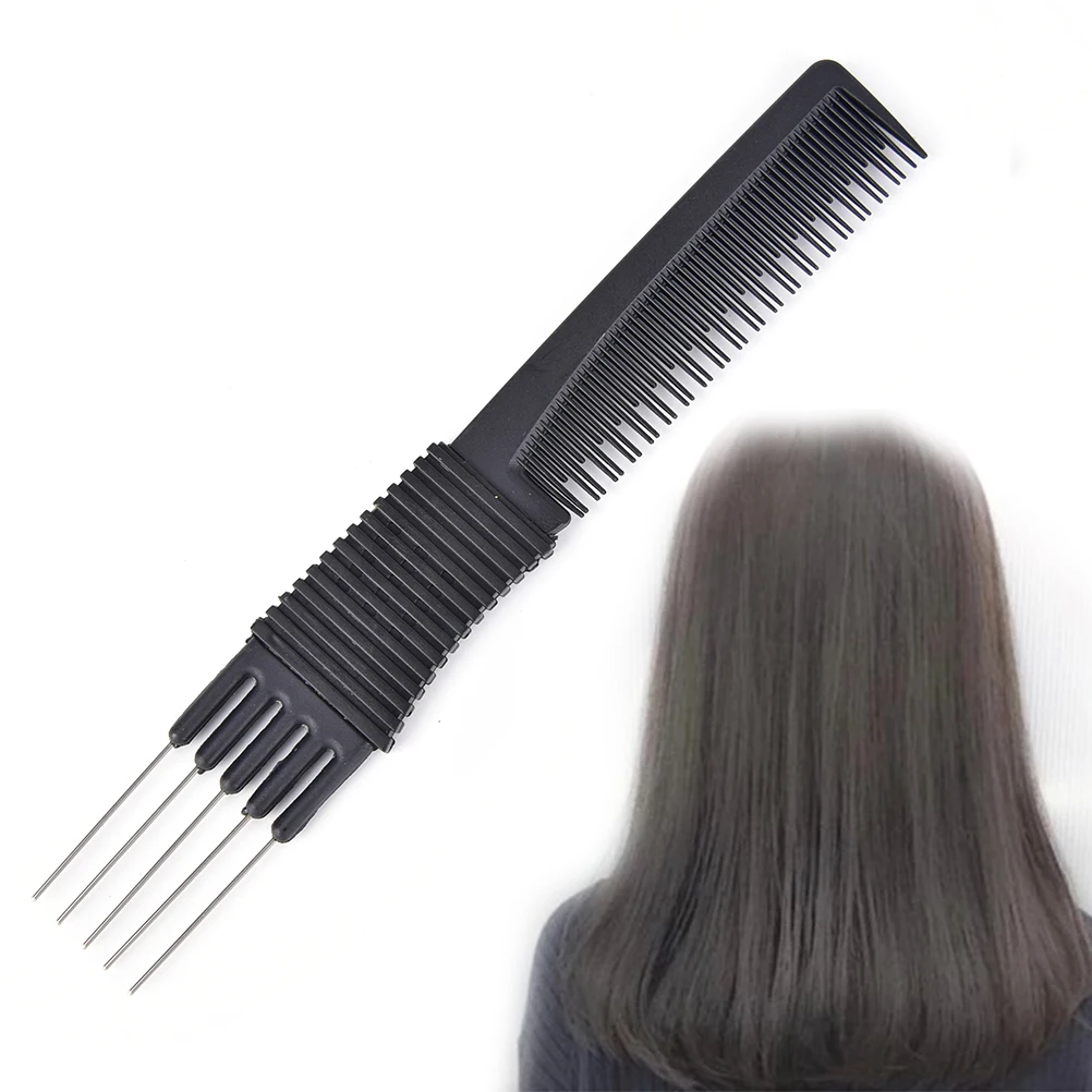 2 in 1 Double Ends Hair Color Combs Plastic Metal Hair Dye Coloring