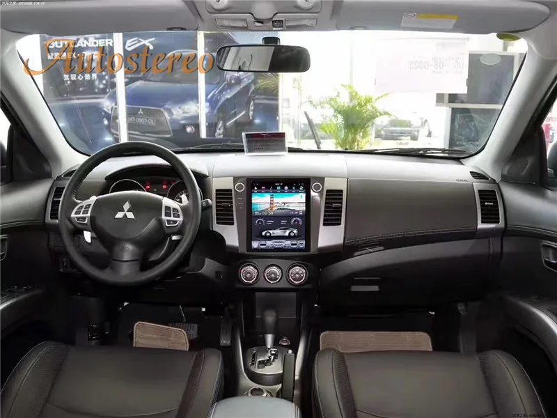 Sale Tesla Android 9.0 Car GPS Navigation For Mitsubishi Outlander 2006~2012 For Citroen C-Crosser for Peugeot 4007 no DVD multimedia 3