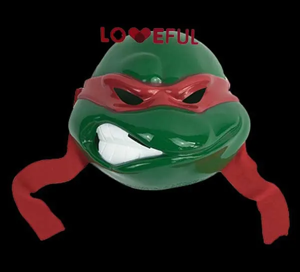 

New Red Blue Color Cosplay Cartoon Teenage Mutant Ninja Turtles Mask Eyes Make up Toy for Kids Boys