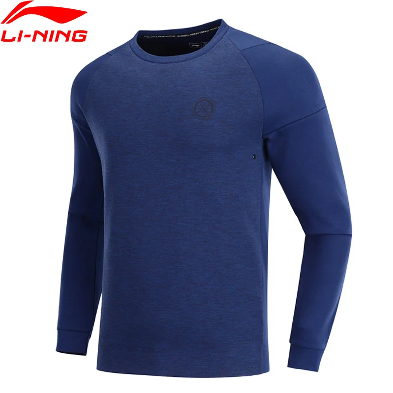 Мужской свитер с подкладкой из полиэстера Li Ning повседневный спортивный пуловер