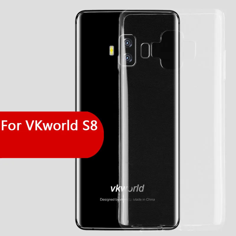 Роскошный ударопрочный Прозрачный чехол для телефона Vkworld S8 чехлы из ТПУ