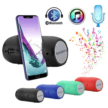 

HIFI Portable Wireless Bluetooth Speaker Stereo Sound Bar TF FM Radio Subwoofer Column Speakers for Computer Phones