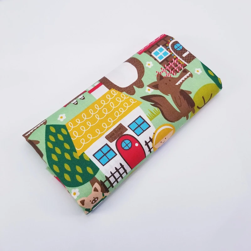 Cute Animal Printing Twill хлопковая ткань DIY ручной работы материал для стеганых изделий