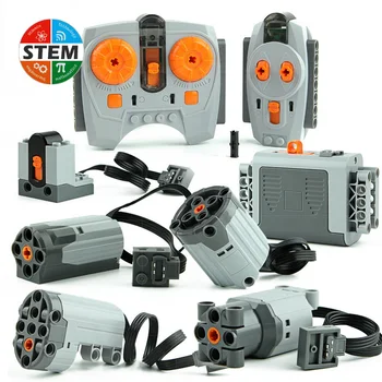 

Technic Parts Blocks Compatible With Major Brands Multi-Function Power Supply Unit Servo Motor Speed Control RC PF Model Blocks