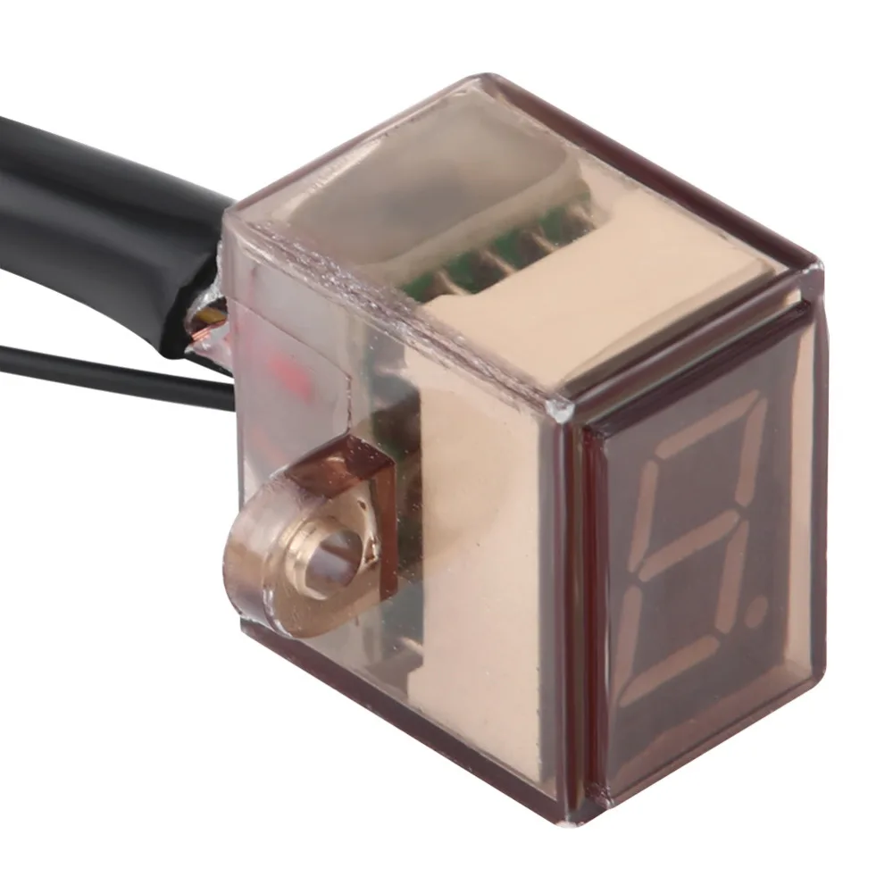 Universal Motorcycle 6 Speed Blue LED Digital Gear Indicator Shift