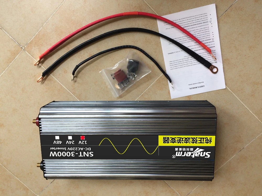 3000 Вт ЖК дисплей решетки инвертор питания DC12V 24V 48V к AC220V/230 V/240 V 50HZ 60HZ Чистая