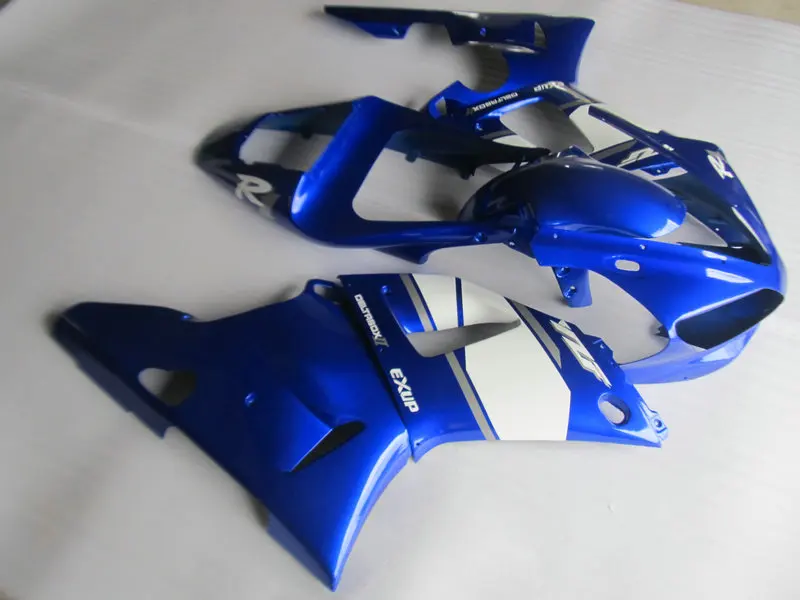 Топовый Комплект обтекателя мотоцикла для YAMAHA YZFR1 00 01 YZF R1 2000 2001 YZF1000 yzfr1 ABS синие