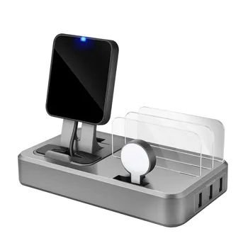 

Wireless Fast Charger Charging Stand Dock Pad Bracket For iPhone For iWatch Bracket Wireless Charger Drop Shipping 0313#3