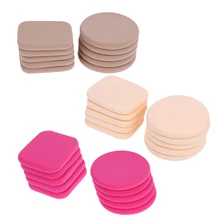 10 шт. мягкий спонж для макияжа затяжки лица Косметическая основа пудра BB крем смешивающие пуховки профессиональный макияж инструмент