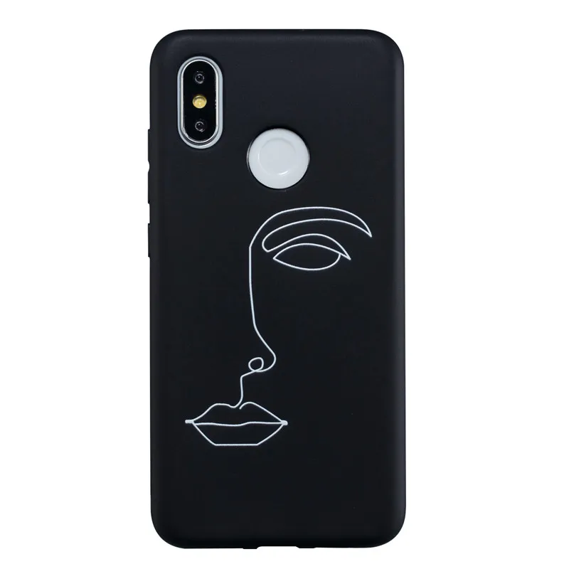 Силиконовый мягкий ТПУ чехол для Xio mi Red mi 6A 6 Pro 4A 4X Note 6 5 4 3 Pro 5A Prime Cover Xio mi 8 SE A1 A2 6X 5X 5S Plus - Цвет: F