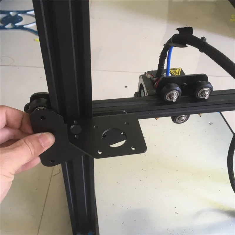 Creality CR-10S Ender 3 3D принтер, двойной экструдер, полностью закрытый корпус с двумя двойной Z оси upgrade плиты комплект алюминиевый двойной штранг-прессования крепление