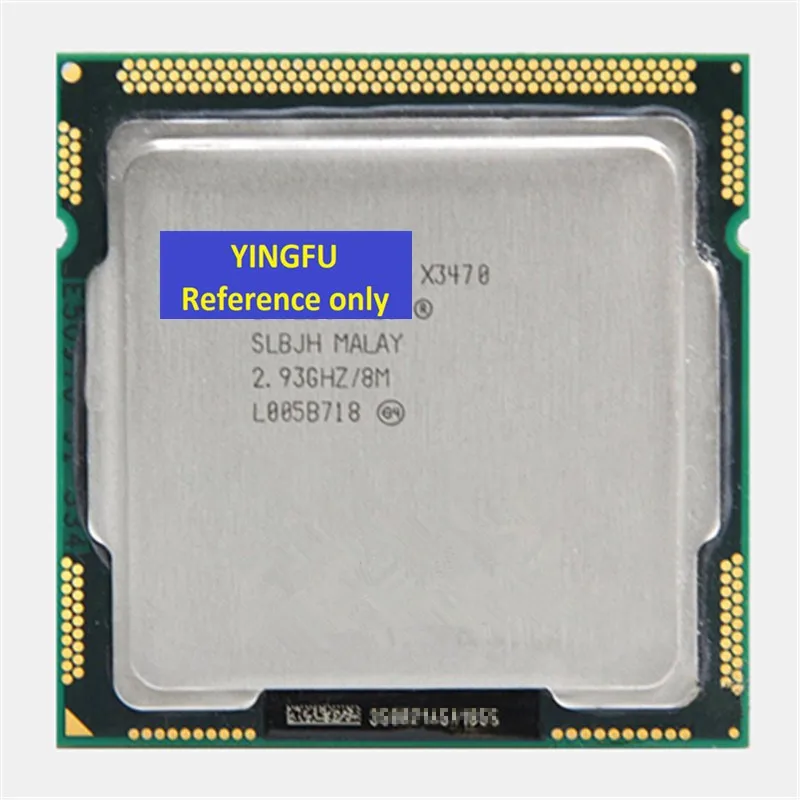 Процессор X3470 SLBJH LGA1156 процессор 2 93 GHz 4-Core 8 M cache 95 Вт испытаны 100% рабочий |