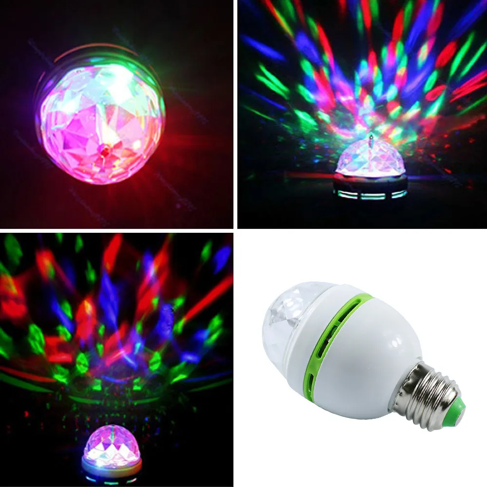 DJ Дискотека Вращающийся RGB Хрустальный светодиодный сценический свет много