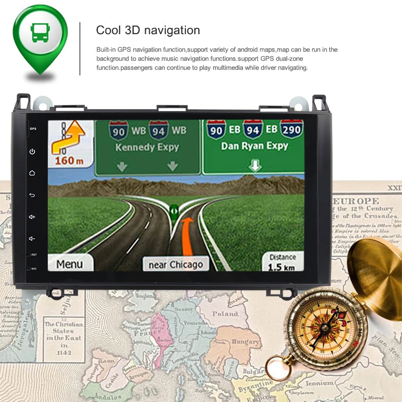 Sale 9" Android 9.0 4G RAM Car dvd for Mercedes/Benz/Sprinter/W209/W169/B200/A-class/W169/B-class/W245/B170 car radio GPS navigator 11 Sale 9" Android 9.0 4G RAM Car dvd for Mercedes/Benz/Sprinter/W209/W169/B200/A-class/W169/B-class/W245/B170 car radio GPS navigator 11