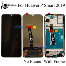 Original 6.21 polegada novo para huawei p inteligente 2019 POT-LX3 POT-L23 POT-LX1 display lcd tela de toque digitador assembléia com quadro