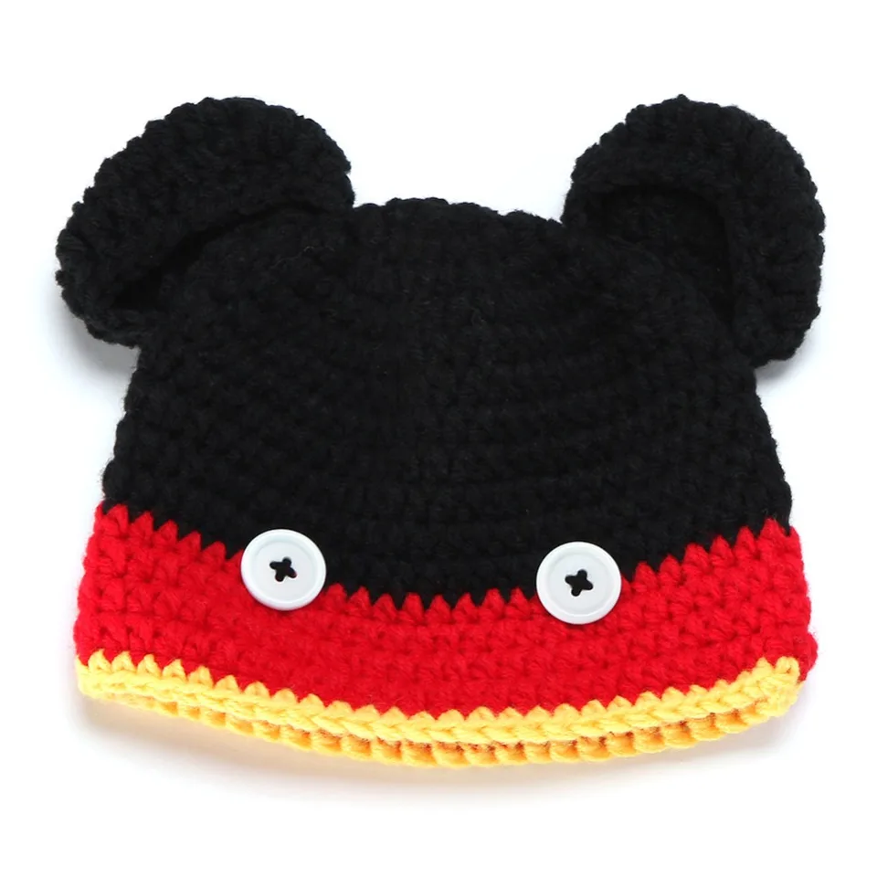 minnie mouse knit hat