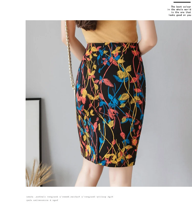 Летняя юбка-карандаш, винтажная юбка с завышенной талией, облегающая короткая мини-юбка, женские Формальные элегантные юбки OL