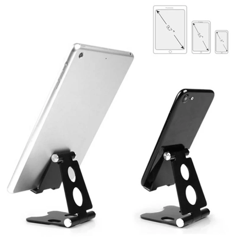 Aluminum tablet stands Universal Foldable Adjustable For Cell Phone