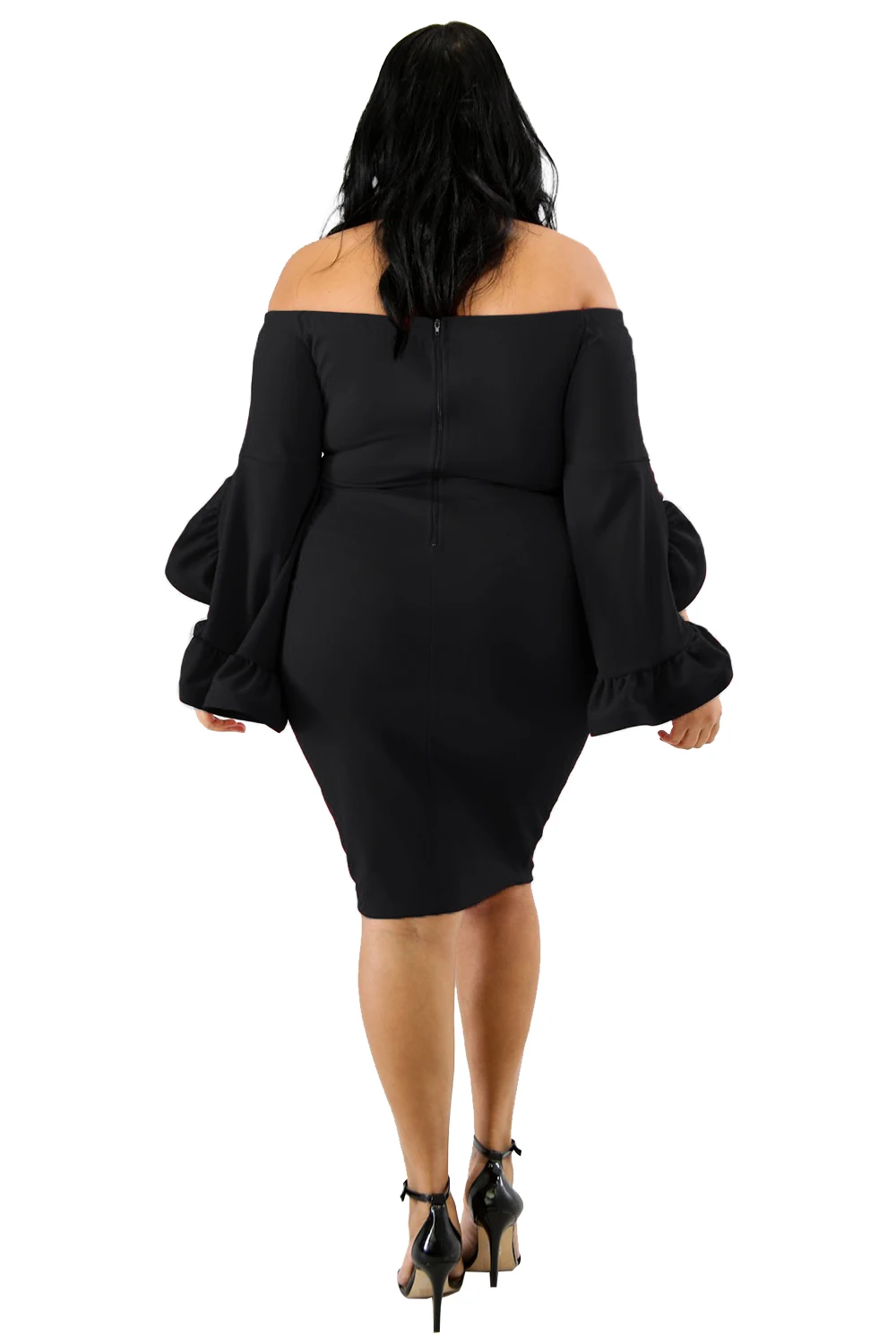 Black-Plus-Size-Cha-Cha-Body-Con-Dress-LC220498-2-2