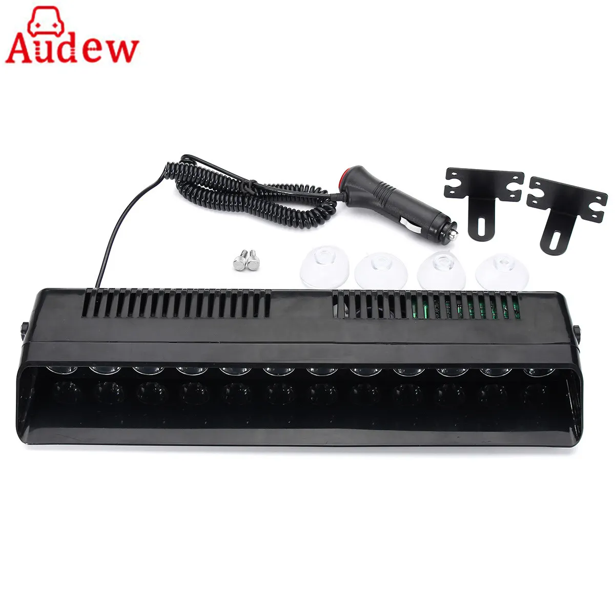 

1Pcs Car Emergency Warning Dashboard Dash Strobe Lights 4LED Lamp Front Windshield Strobe Light universal
