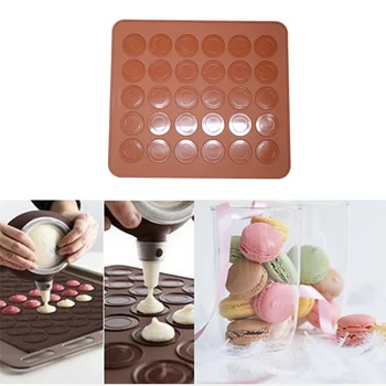 

Food Grade Silicone Pastry Cake Mold Macaron Backing Molds Sheet Mat Mats Pad Cake Tools Kitchenware Dessert Cooking Tool