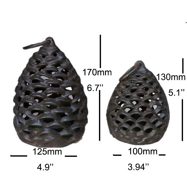 6," Железный Настольный подсвечник для фонарей-черные сосновые шишки