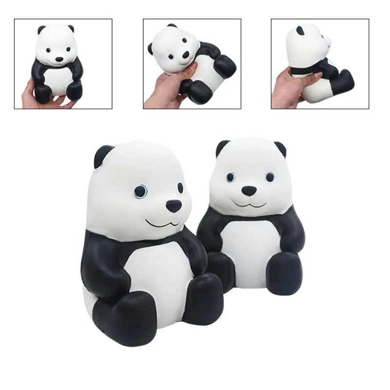 Новые pu медленно отскакивающие игрушки сжимающиеся большая панда раннее образование шоу декомпрессии сжимаемые вентиляционные игрушки