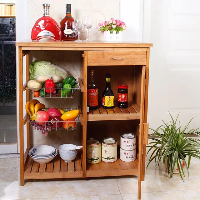 Bamboo Shelving Microwave Shelf Storage Rack E Solid Bamboo Shelving Microwave Shelf Storage Rack E Solid Wood Kitchen Cabinets Lockers With