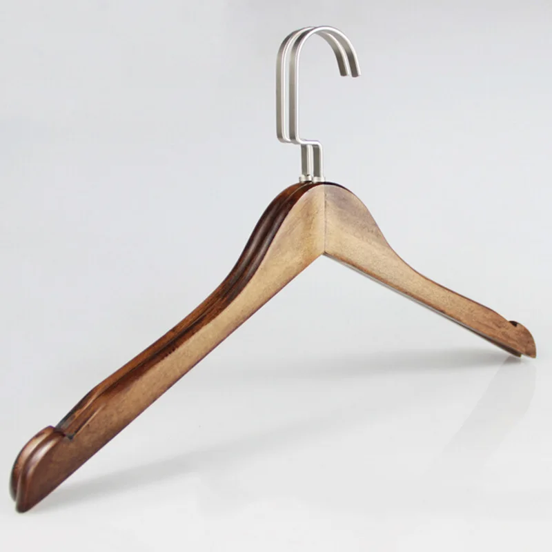 Hot Sale!!! Adult Wooden Hangers for Clothes Anti Skid