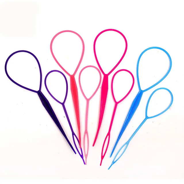 Special Offers 2pcs/lot Magic Ponytail Styling Maker Hair Fashion Twist Braid Makeup Tool Accessories