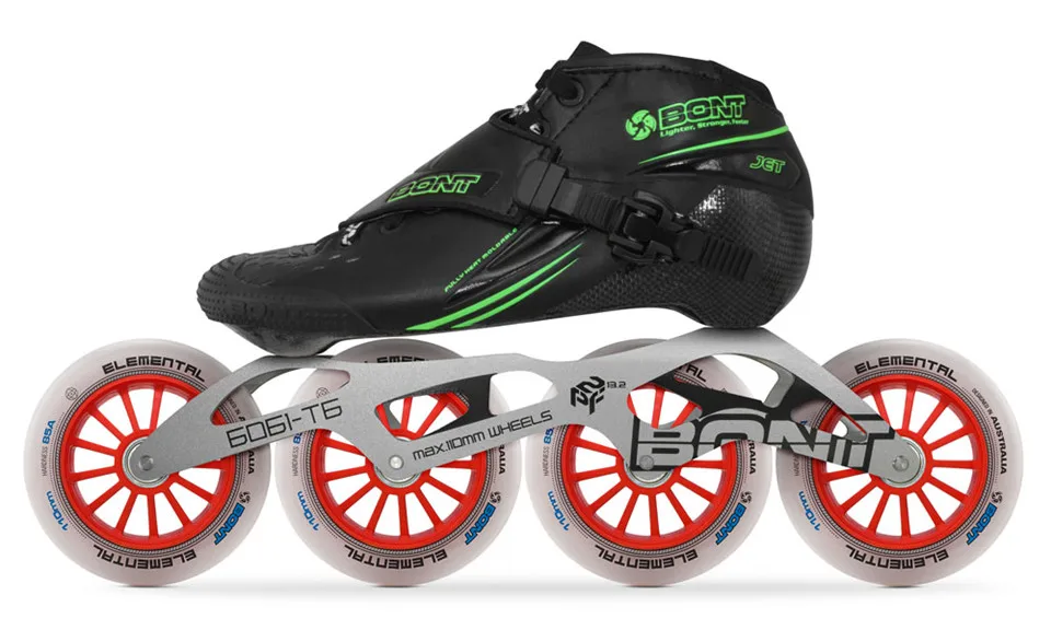 2PF 6061_Elemental 110mm_Jet Black-Green