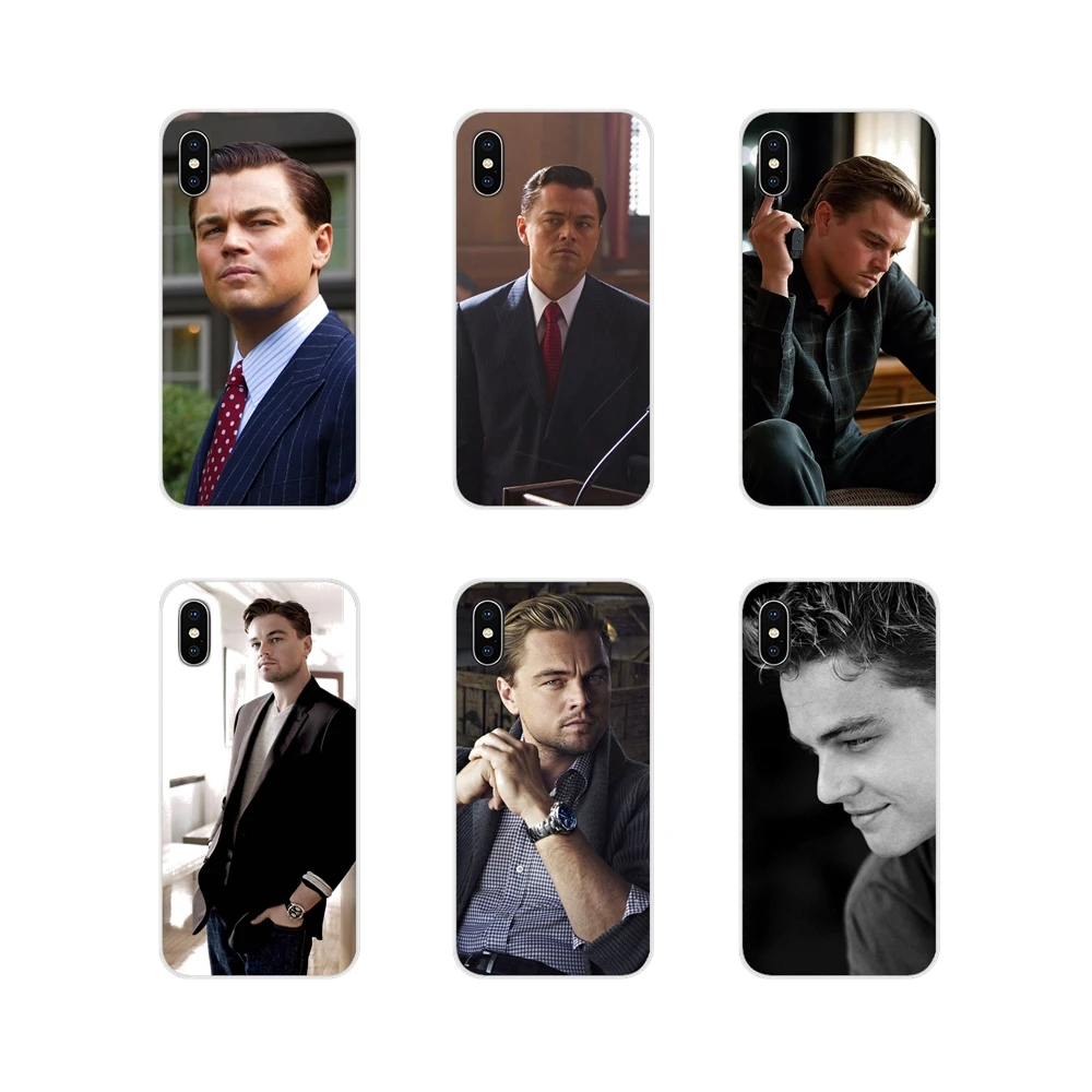 Handsome Leonardo Dicaprio Actor Cell Phone Skin Cover For Samsung Galaxy J1 J2 J3 J4 J5 J6 J7 J8 Plus 2018 Prime 2015 2016 2017 | Мобильные