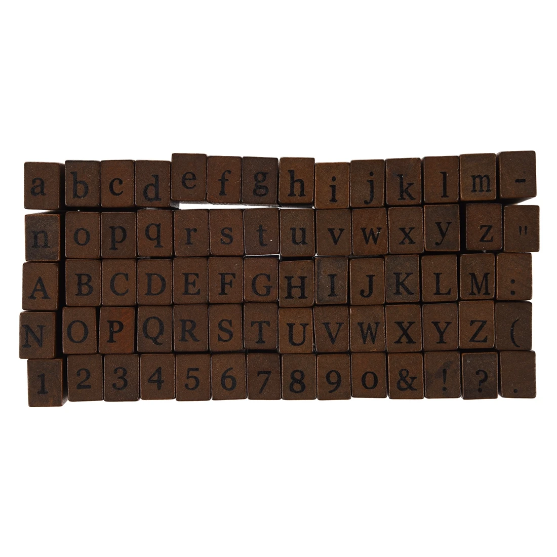 Buy Hot Pack of 70pcs Rubber Stamps Set Vintage Wooden