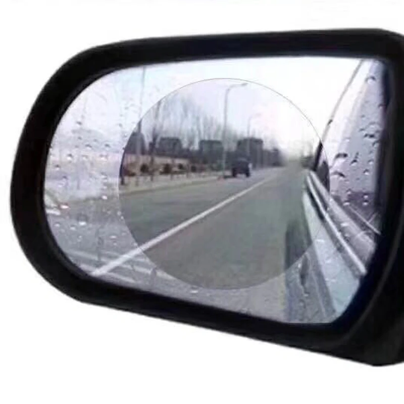 2Pcs Car Rearview Mirror Protective Film Anti Fog Membrane Anti-glare Waterproof Motorcycle Window Rainproof Auto Clear Sticker |