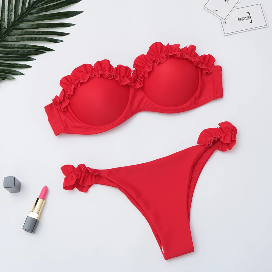 New Sexy Off Shoulder Bikini Swimwear Women Swimsuit Push Up Bikini Set Brazilian Bathing Suit Beachwear Swimming Suit For Women New Sexy Off Shoulder Bikini Swimwear Women Swimsuit Push Up Bikini Set Brazilian Bathing Suit Beachwear Swimming Suit For Women