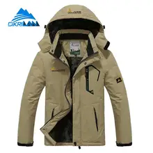 Warm Mens Winter Windstopper Outdoor Camping Hiking Jacket Men Water Resistant Fishing Jaqueta Masculino Climbing Skiing Coat