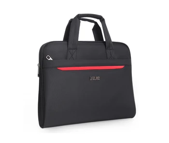 

Mens Waterproof Oxford Fabric Document Briefcase Business Laptop Bag Office Brief Case Bag Black Color
