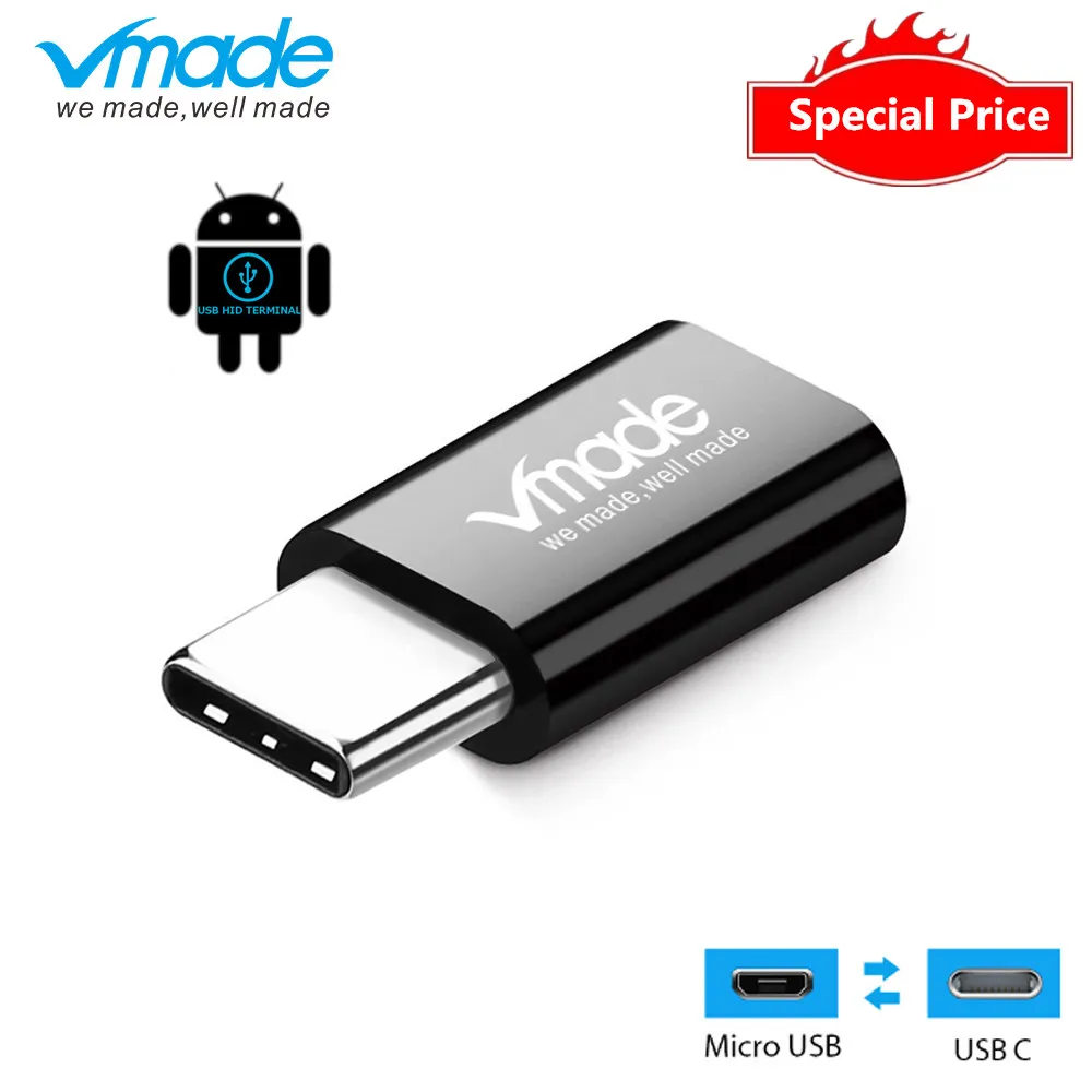 

Type C To Micro USB Android Phone Cable Adapter Charger Converter for Samsung Xiaomi Mi6 Mi5 Usbc To Type-c Otg Charging Adapter