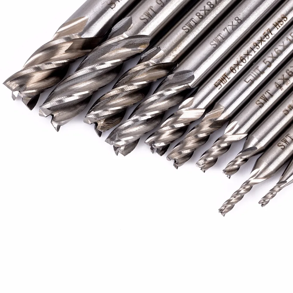 10pcs-set-2-10mm-End-Mill-Set-HSS-4-Blades-Flute-Milling-Cutter-Router-Bit-CNC (2)