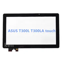 Livraison Gratuite Pour ASUS T300 T300LA 5429R 5404R FPC-1 rev2 Nouveau Noir Outter Tactile Digitizer Écran Panneau de Verre Lentille de Remplacement