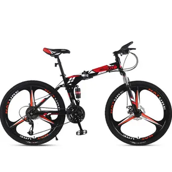 

Mountain Bike Folding Speed Double Shock Disc Brakes Adult Male and Women Students Bicycle Best Seller