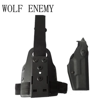 

Tactical Hunting Pistol Leg Holster Glock 17 19 22 23 31 32 Military Airsoft Gun Holster Glock Thigh Holsters Right Hand Users