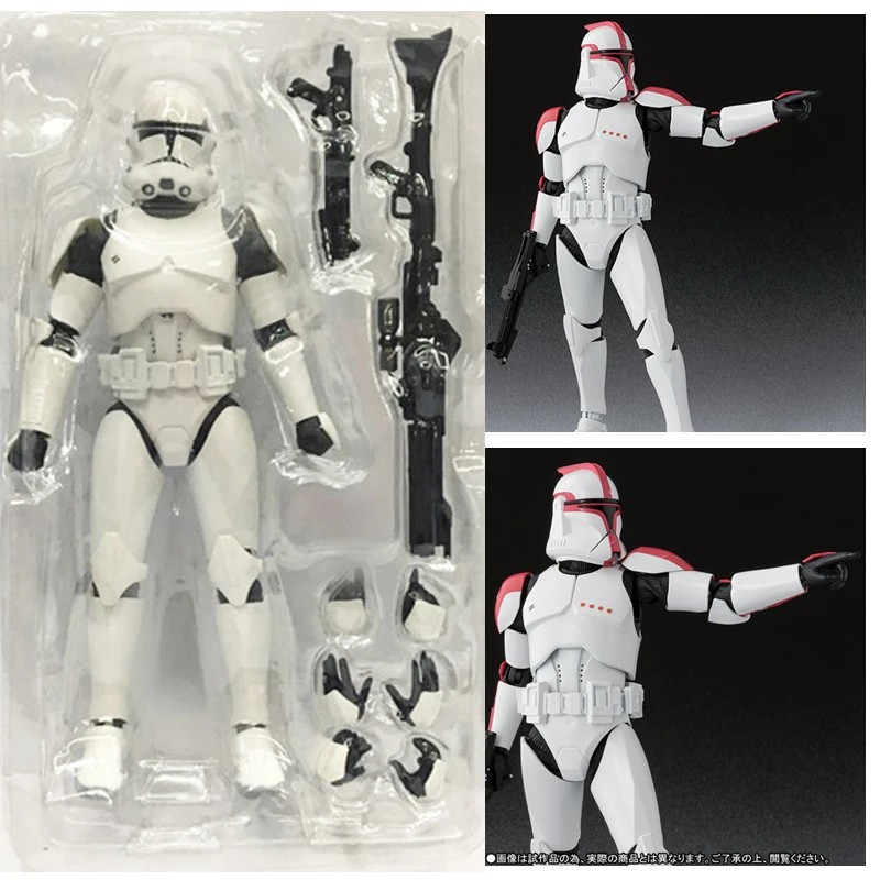 Пленка SHFiguarts Star Wars Clone Штурмовик фасе я II ди Azione del ПВХ Рис игрушки коллекция Modello