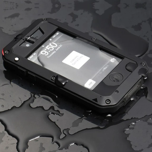 Metal Extreme Shockproof Military Heavy Duty Tempered