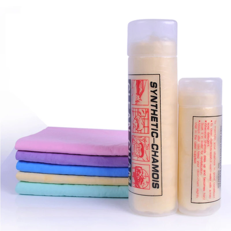 2pcs 43x32cm Car Wash Towel Styling Super Absorbent Synthetic Deerskin