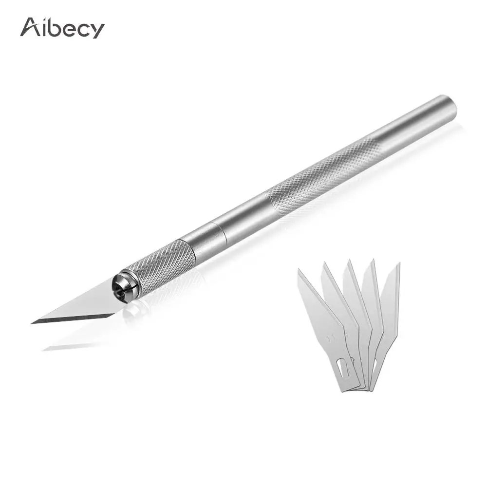 Art Utility Knife Cutter Art Pen Knife Precision Cutter DIY Craft Carving Knife Kit with Scalpel