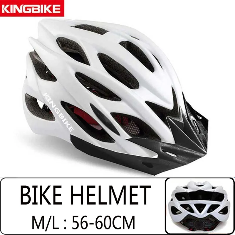 KINGBIKE велосипедный шлем ультралегкий велосипедный шлем в форме MTB шлем Casco Ciclismo дорожный горный шлем MTB шлемы - Цвет: 652N-White